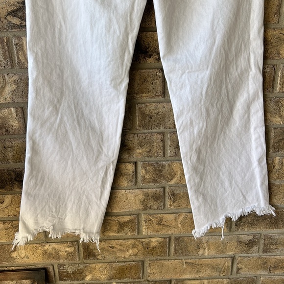 Free People White Jeans distressed style button fly size 27 - Picture 12 of 12
